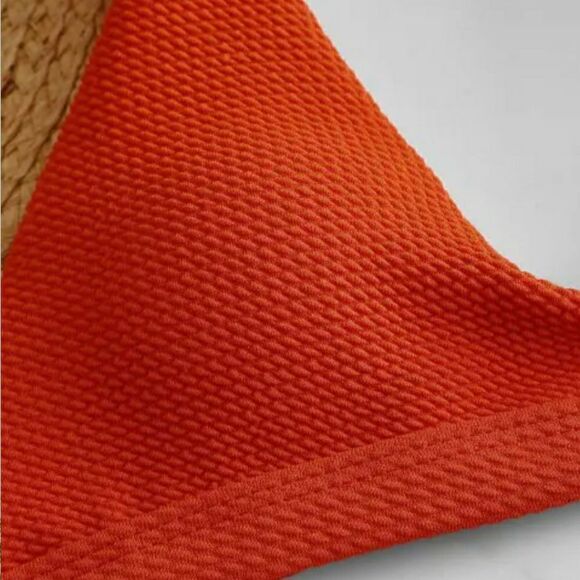 Women's Low Waist Padded Scoop Bikini Set Tangerine - Picture 11 of 13